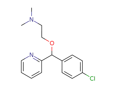 Molecular Structure of 486-16-8 (carbinoxamine)