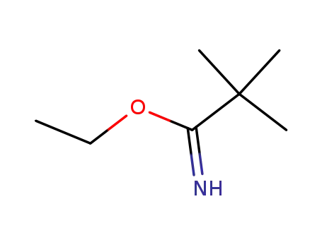 Molecular Structure of 52186-79-5 (2,2-dimethyl-propionimidic acid ethyl ester)