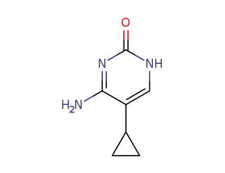 2(1H)-Pyrimidinone, 4-amino-5-cyclopropyl-
