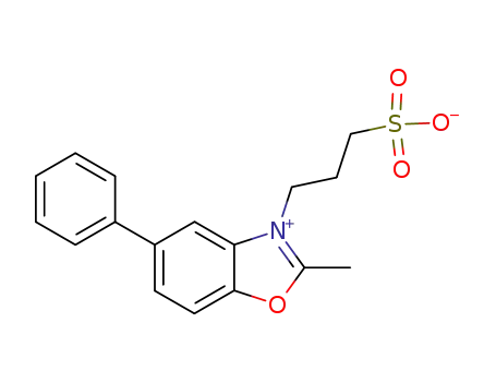 2-METHYL-5-PHENYL-3-(3-SULFOPROPYL)BENZOXAZOLIUM HYDROXIDE, 내부 염
