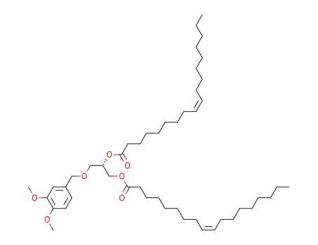 Molecular Structure of 139115-88-1 ((S)-3-(3,4-Dimethoxybenzyloxy)propane-1,2-diyl Dioleate)