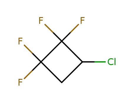 Molecular Structure of 558-61-2 (3-chloro-1,1,2,2-tetrafluorocyclobutane)