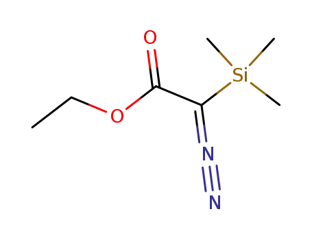 Acetic acid, diazo(trimethylsilyl)-, ethyl ester