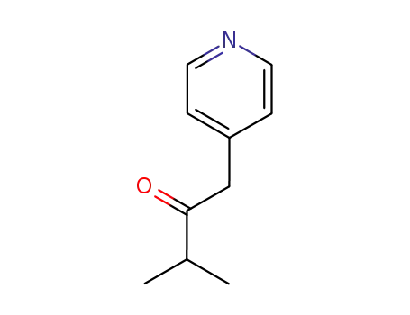 Molecular Structure of 6304-29-6 (3-methyl-1-(pyridin-4-yl)butan-2-one)
