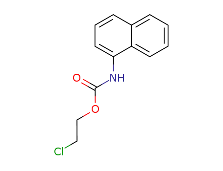 Molecular Structure of 25216-25-5 (2-chloroethyl naphthalen-1-ylcarbamate)