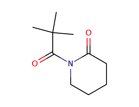 Molecular Structure of 122061-19-2 (2-Piperidinone, 1-(2,2-dimethyl-1-oxopropyl)-)