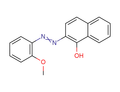 Molecular Structure of 5099-02-5 (1-Naphthalenol, 2-[(2-methoxyphenyl)azo]-)