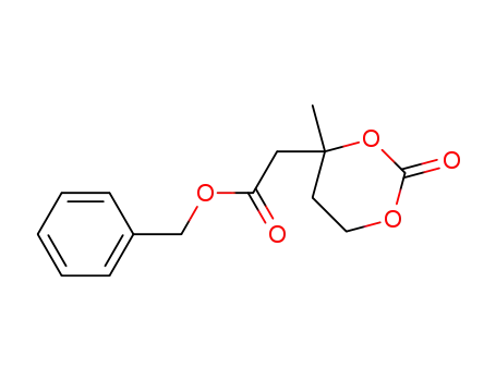 Molecular Structure of 1452161-93-1 (benzyl 2-(4-methyl-2-oxo-1,3-dioxan-4-yl)acetate)