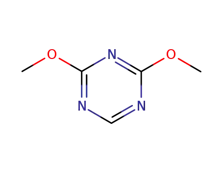 Molecular Structure of 1898-72-2 (2,4-Dimethoxy-1,3,5-triazine)