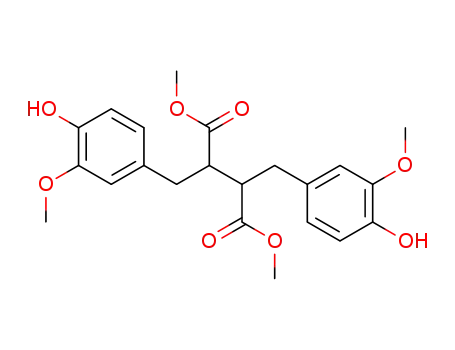 Butanedioic acid, 2,3-bis[(4-hydroxy-3-methoxyphenyl)methyl]-,
dimethyl ester