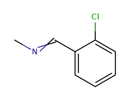 Molecular Structure of 17972-08-6 (Methanamine, N-[(2-chlorophenyl)methylene]-)