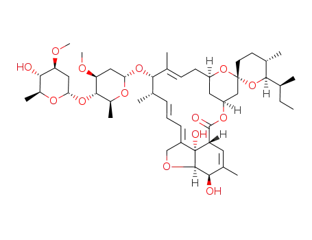 Molecular Structure of 71827-03-7 (Avermectin A1a, 5-O-demethyl-22,23-dihydro-)