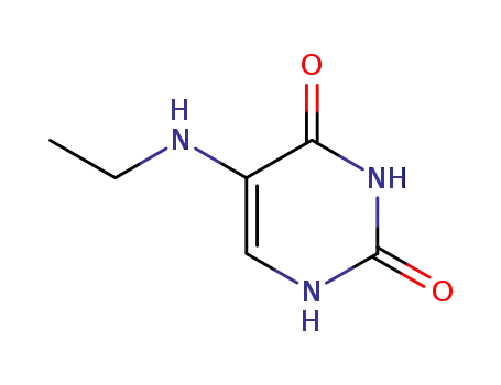 Molecular Structure of 6339-10-2 (5-(ETHYLAMINO)-URACIL)