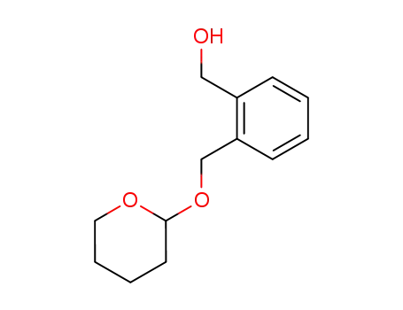 Molecular Structure of 217433-37-9 (2-[[(Tetrahydropyran-2-yl)oxy]Methyl]benzyl Alcohol)