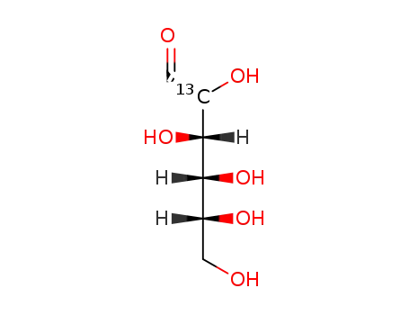 Molecular Structure of 83379-36-6 (D-[2-13C]TALOSE)