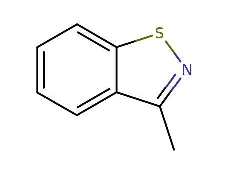 Molecular Structure of 6187-89-9 (3-Methyl-1,2-benzisothiazole)