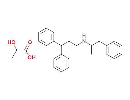 N-(3,3-DIPHENYLPROPYL)-&alpha;-METHYL-PHENETHYLAMINE LACTATE