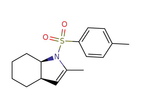 cis-3a,4,5,6,7,7a-hexahydro-2-methyl-1-<(4-methylphenyl)sulfonyl>indole