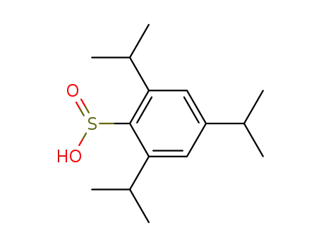 Molecular Structure of 18099-26-8 (2,4,6-triisopropyl-benzenesulfinic acid)