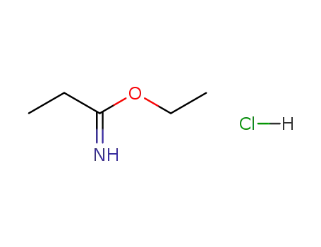 Molecular Structure of 40546-35-8 (ethyl propanimidate hydrochloride)