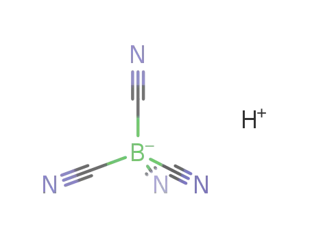 Molecular Structure of 623575-99-5 (tetracyanidoboronic acid)