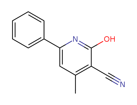 3-Pyridinecarbonitrile, 1,2-dihydro-4-methyl-2-oxo-6-phenyl-