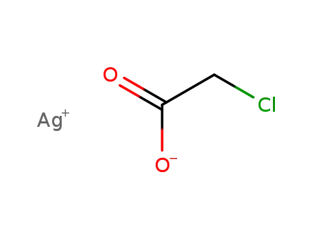Molecular Structure of 55806-37-6 (Acetic acid, chloro-, silver(1+) salt)