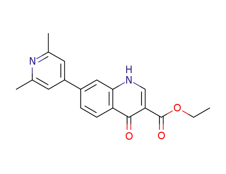 7-(2,6-ジメチル-4-ピリジニル)-1,4-ジヒドロ-4-オキソ-3-キノリンカルボン酸エチル