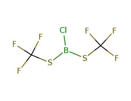 bis(trifluoromethylmercapto)-chloroborane