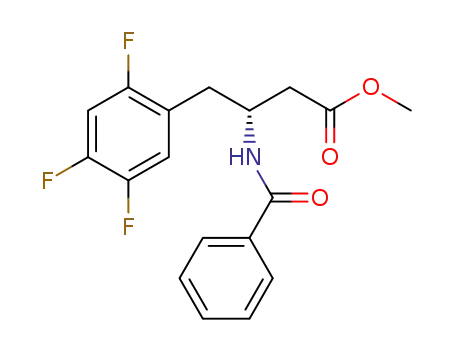 (R)-3-benzoylamino-4-(2,4,5-trifluorophenyl)butanoic acid methyl ester