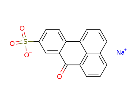 Molecular Structure of 69658-05-5 (sodium 7-oxo-7H-benzo[de]anthracene-9-sulfonate)
