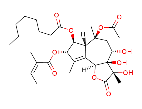 Molecular Structure of 105662-35-9 (O<sub>8</sub>-Debutanoylthapsigargin)