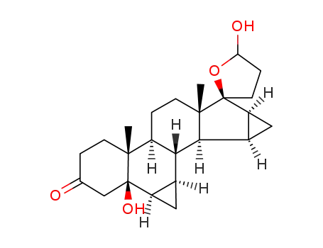 Molecular Structure of 863329-70-8 (5-Hydroxy Drospirenone Lactol IMpurity)