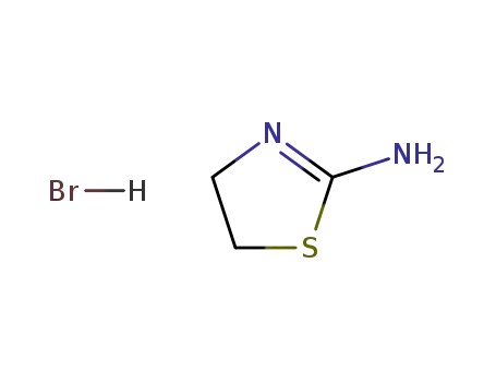 Molecular Structure of 13483-03-9 (4,5-dihydrothiazol-2-amine monohydrobromide)