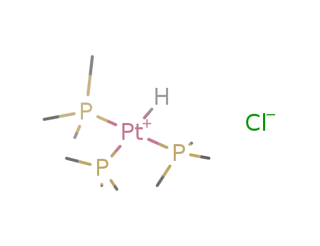 PtH(P(CH<sub>3</sub>)3)3<sup>(1+)</sup>*Cl<sup>(1-)</sup>