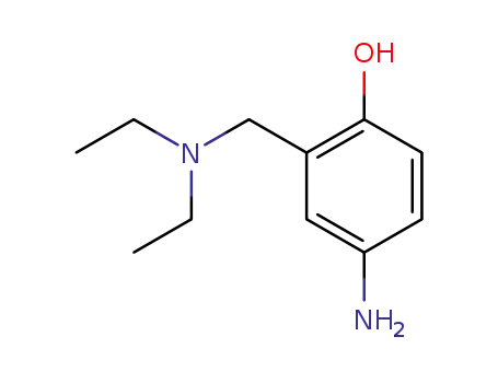 Molecular Structure of 51387-92-9 (4-AMINO-ALPHA-DIETHYLAMINO-O-CRESOL)
