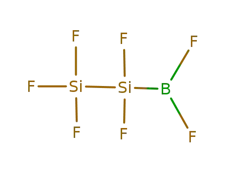 Molecular Structure of 14890-36-9 (1-(difluoroboranyl)-1,1,2,2,2-pentafluorodisilane)