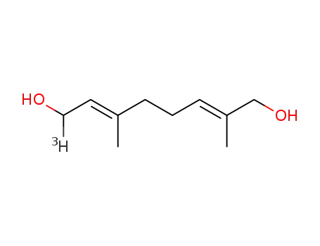Molecular Structure of 108526-78-9 (<1-(3)H>-10-hydroxygeraniol)