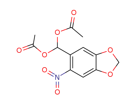 (acetyloxy){6-nitro-1,3-benzodioxol-5-yl}methyl acetate