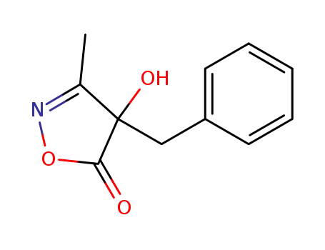 4-benzyl-4-hydroxy-3-methylisoxazoline-5-one