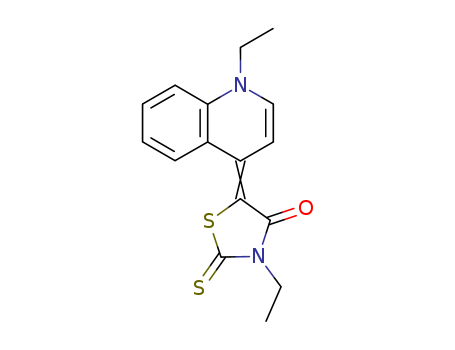 4-Thiazolidinone,3-ethyl-5-(1-ethyl-4(1H)-quinolinylidene)-2-thioxo-
