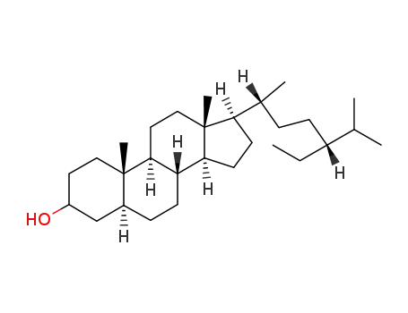 Molecular Structure of 204638-28-8 (sitostanol)