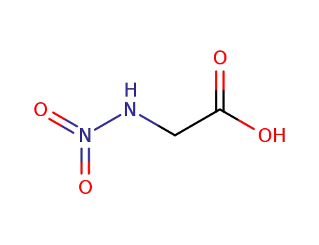 Molecular Structure of 10339-31-8 (nitraminoacetic acid)