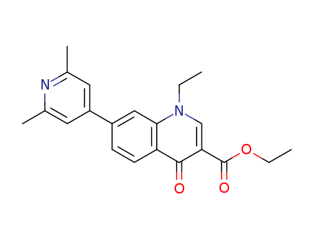 ethyl 7-(2,6-dimethylpyridin-4-yl)-1-ethyl-4-oxo-quinoline-3-carboxylate