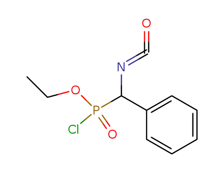 α-(chloroethoxyphosphinyl)benzyl isocyanate