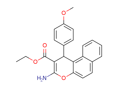 3-AMINO-1-(4-METHOXY-PHENYL)-1H-BENZO[F]CHROMENE-2-CARBOXYLIC ACID ETHYL ESTER