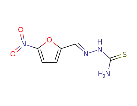 Molecular Structure of 146827-83-0 (5-nitro-2-furaldehyde thiosemicarbazone)