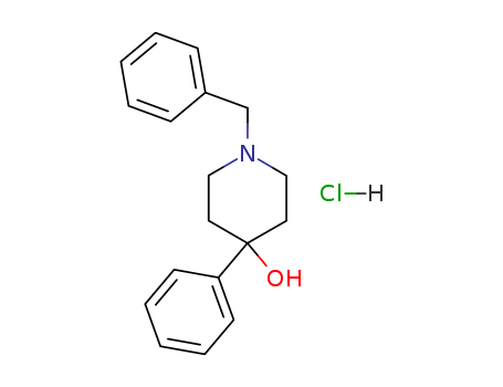 4-Piperidinol, 4-phenyl-1-(phenylmethyl)-, hydrochloride