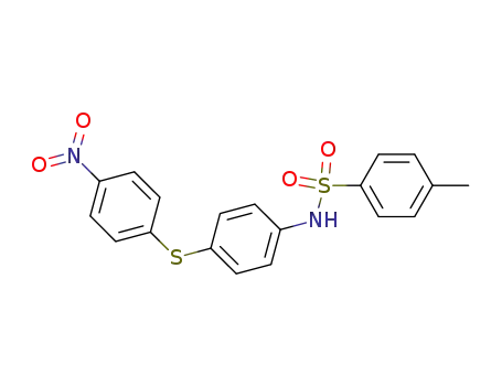 Benzenesulfonamide, 4-methyl-N-[4-[(4-nitrophenyl)thio]phenyl]-