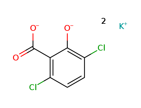 Benzoic acid,3,6-dichloro-2-hydroxy-, potassium salt (1:2)